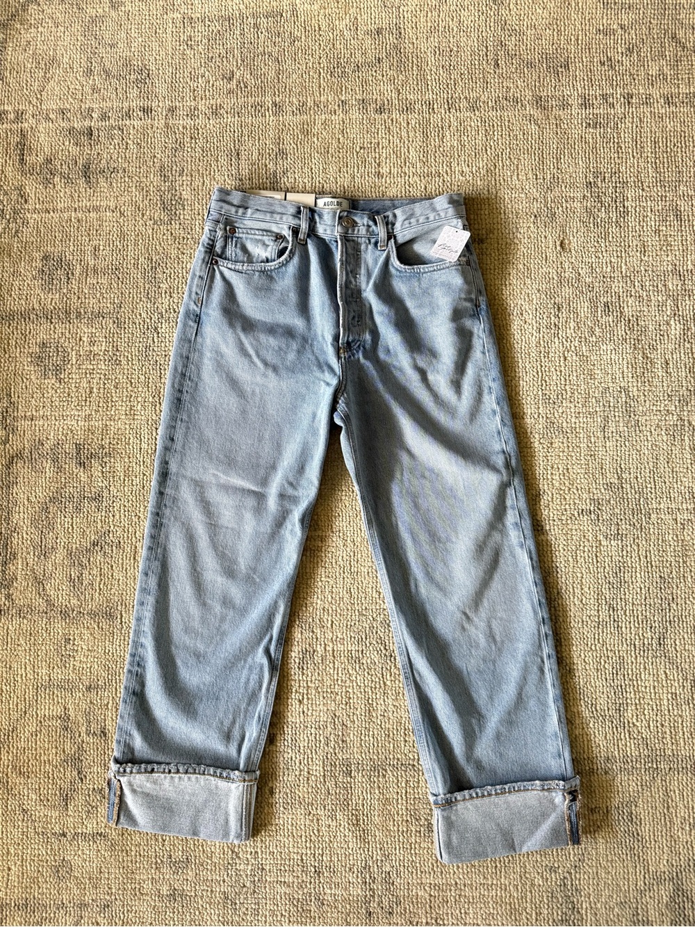 Agolde Fran Jean low slung easy straight Jeans